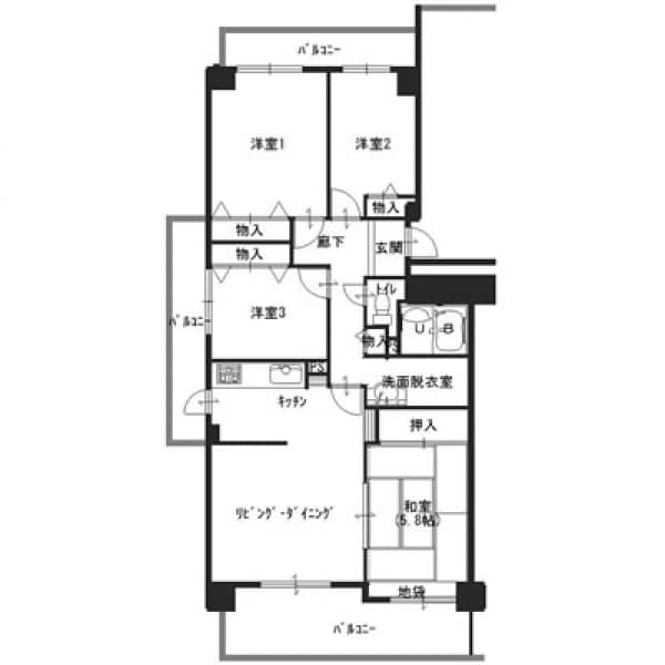 施工前間取り図